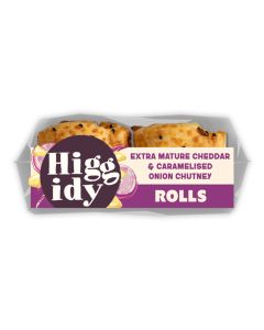 Higgidy - Cheddar & Caramelised Onion Chutney Rolls - 9 x 54g (Min 5 DSL)