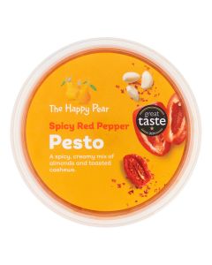 The Happy Pear - Spicy Red Pepper Pesto - 6 x 135g (Min 14 DSL)