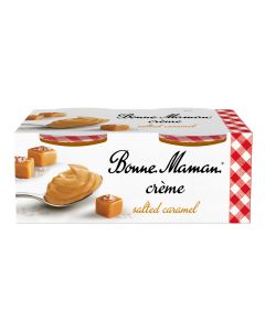 Bonne Maman - Twin Pot Salted Caramel Crème (6 x  2 x 90g) - 6 x 180g (Min 10 DSL)