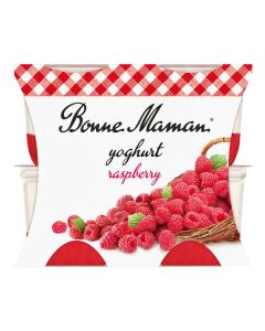 Bonne Maman - Four Pack - Raspberry Yoghurt (4 x 115g) - 6 x 460g (Min 12 DSL)