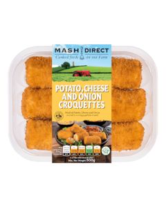 Mash Direct - Potato, Cheese and Onion Croquettes - 6 x 300g (Min 5 DSL)