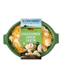 Mash Direct - Cauliflower Cheese Gratin - 6 x 350g (Min 5 DSL)