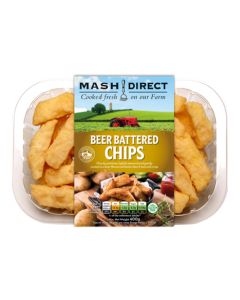 Mash Direct - Beer Battered Chips - 6 x 400g (Min 5 DSL)