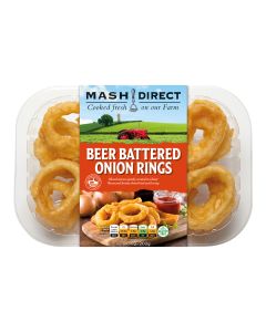 Mash Direct - Beer Battered Onion Rings - 6 x 200g (Min 5 DSL)
