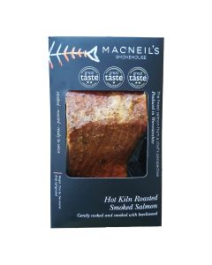 Macneil's Smokehouse  - Hot Kiln Roasted Smoked Salmon - 3 x 190g (Min 12 DSL)