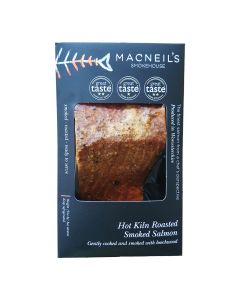 Macneil's Smokehouse - Hot Kiln Roasted Smoked Salmon - 3 x 190g (Min 11 DSL)
