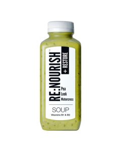 Re:Nourish - Restore Pea Leek Watercress Soup - 4 x 500g (Min 10 DSL)