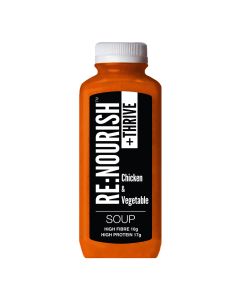 Re:Nourish - Thrive Chicken Veg Soup - 4 x 500g (Min 10 DSL)