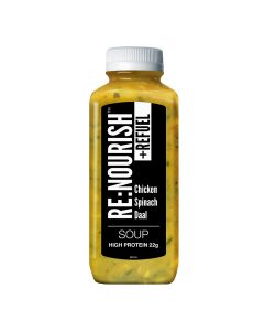 Re:Nourish - REFUEL Chicken and Spinach Daal Soup - 4 x 500g (Min 10 DSL)