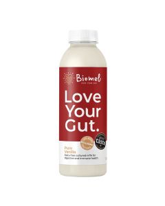 Biomel - Pure Vanilla Probiotic Gut Health Drink - 6 x 510ml (Min 14 DSL)