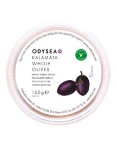 Odysea - Kalamata Whole Olives - 8 x 150gg (Min 25 DSL)