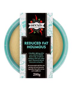 Orexis  - Reduced Fat Houmous - 6 x 200g (Min 12 DSL)