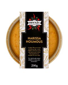 Orexis  -  Harissa Houmous  - 6 x 200g (Min 12 DSL)