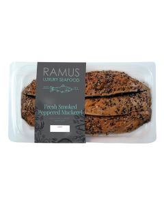 Ramus Fresh - Smoked Peppered Mackerel - 4 x 160g (Min 4 DSL)