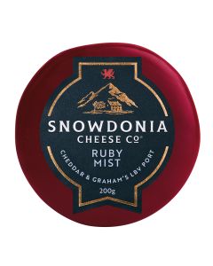 Snowdonia - Ruby Mist Mature Cheddar with Port & Brandy - 6 x 200g (Min 30 DSL)