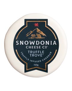 Snowdonia - Truffle Trove Extra mature Cheddar with Black Summer Truffle - 6 x 150g (Min 30 DSL)