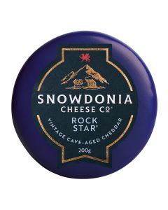 Snowdonia - Rock Star Vintage Cave-Aged Cheddar - 6 x 200g (Min 30 DSL)