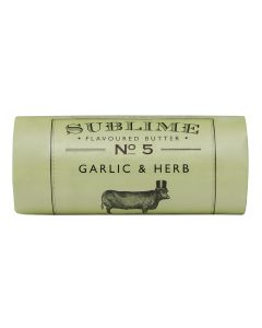 Sublime Butter - No. 5 Garlic & Herb - 10 x 90g (Min 25 DSL)