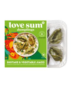 Love Sum Dumplings - Shiitake & Vegetable Jiaozi - 5 x 200g (Min 13 DSL)