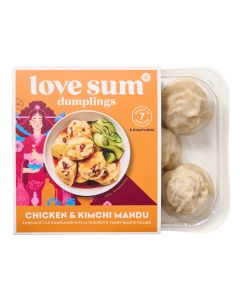 Love Sum Dumplings - Chicken and Kimchi Mandu - 5 x 240g (Min 13 DSL)