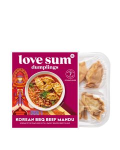 Love Sum Dumplings - Korean BBQ Beef Mandu - 5 x 200g (Min 13 DSL)