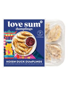 Love Sum Dumplings - Hoisin Duck Dumplings - 5 x 200g (Min 13 DSL)