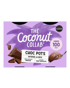 The Coconut Collaborative - Plain Choc Pots Multipack (4 x 45g) - 6 x 180g (Min 19 DSL)