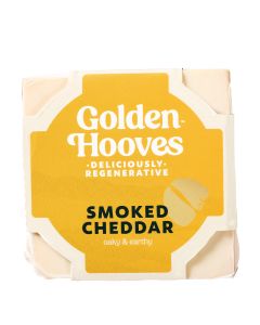 Golden Hooves - Golden Hooves Smoked Cheddar - 12 x 200g (Min 30 DSL)