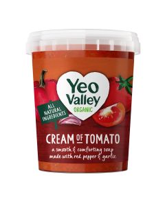 Yeo Valley - Organic Smooth Cream of Tomato Soup - 6 x 400g (Min 10 DSL)