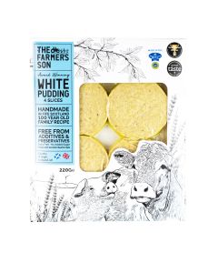 The Farmers Son - Scottish White Pudding Slices - 6 x 220g (Min 14 DSL)