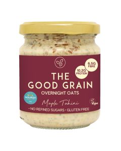 THE GOOD GRAIN - Maple Tahini Overnight Oats - 6 x 175g (Min 5 DSL)