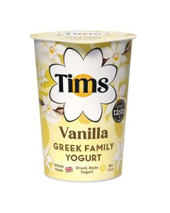 Tims Dairy - Greek Style Vanilla Yogurt - 6 x 450g (Min 12 DSL)