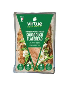 Virtue Sourdough - Wholegrain Oval Pinsa Romana Sourdough - 10 x 230g (Min 25 DSL)