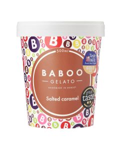 Baboo Gelato - Salted Caramel Gelato - 6 x 420g