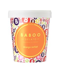Baboo Gelato - Mango Sorbet - 6 x 420g