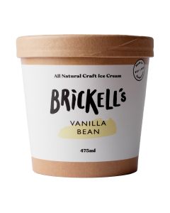 Brickell's Ice Cream - Vanilla - 6 x 475ml