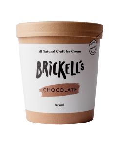 Brickell's Ice Cream - Chocolate - 6 x 475ml