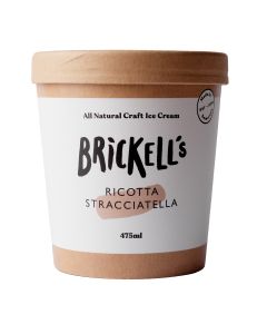 Brickell's Ice Cream - Ricotta Stracciatella - 6 x 475ml