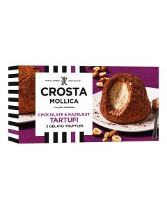 Crosta Mollica - Chocolate Hazelnut Tartufi - 8 x 208g