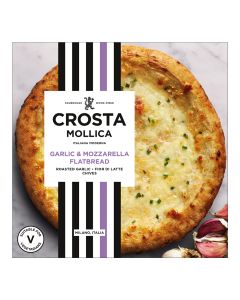 Crosta Mollica - Garlic & Mozzarella Flatbread - 7 x 229g