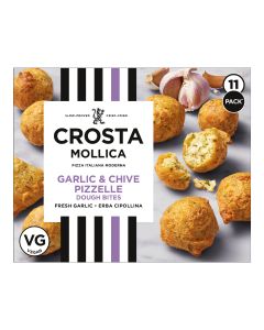 Crosta Mollica - Garlic & Chive Pizzelle Dough Bites - 10 x 180g