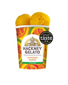 Hackney Gelato - Alphonso Mango Sorbetto (Vegan) - 6 x 460ml
