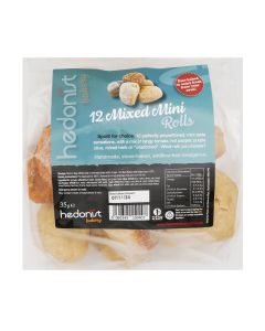 Hedonist Bakery - Mixed Mini Rolls (pack of 12) - 10 x 350g