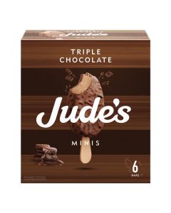 Jude's - Jude's Mini's - Triple Chocolate Ice Cream Bars - 8 x 50ml