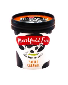 Marshfield Farm Ice Cream  - Salted Caramel - 12 x 125ml