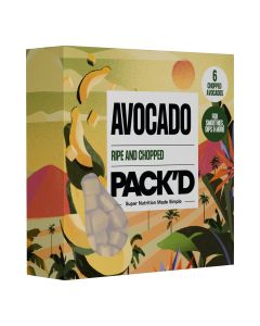 PACK'D - Ripe & Chopped Avocado - 5 x 300g