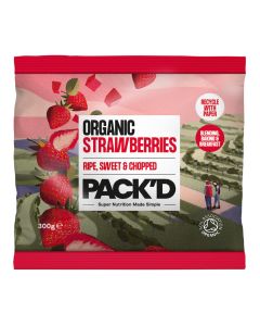 PACK'D - Organic Strawberries - 10 x 300g
