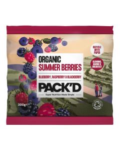 PACK'D - Organic Summer Berries - 10 x 300g