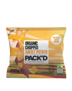PACK'D - Organic Sweet Potato Chunks - 12 x 450g