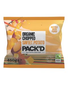 PACK'D -  Organic Chopped Sweet Potato - 12 x 450g